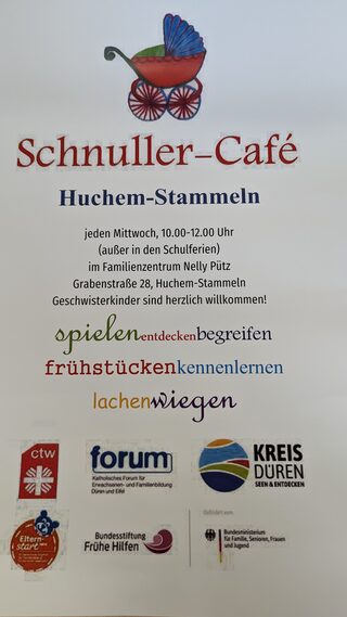 Schnuller-Café Flyer